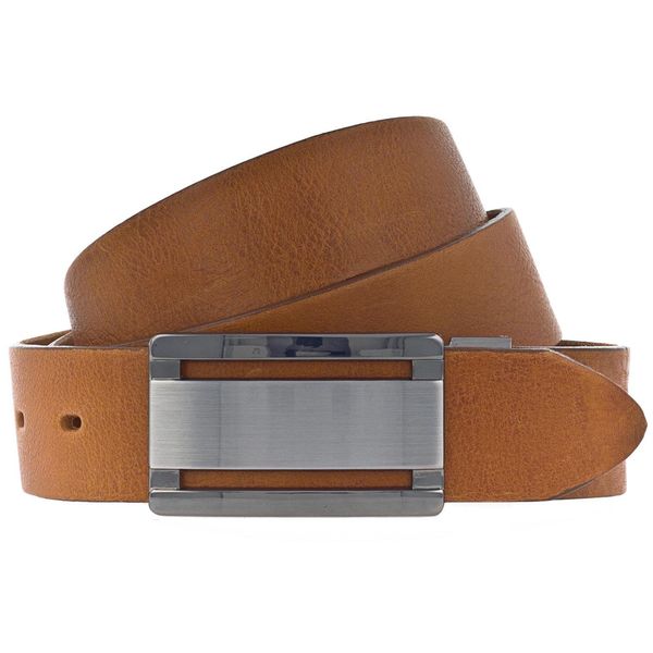 Vanzetti Pelle Cintura Classics 35Mm Full Leather Belt W95 Cognac Marrone-image