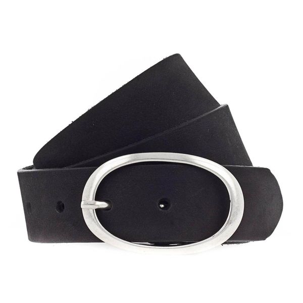Vanzetti Pelle Cintura Classics 35Mm Full Leather Belt W75 Black Nero-image
