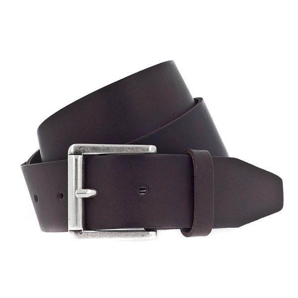 Vanzetti Pelle Cintura Denim Love 40Mm Leather Belt W90 Dark Brown Marrone-image