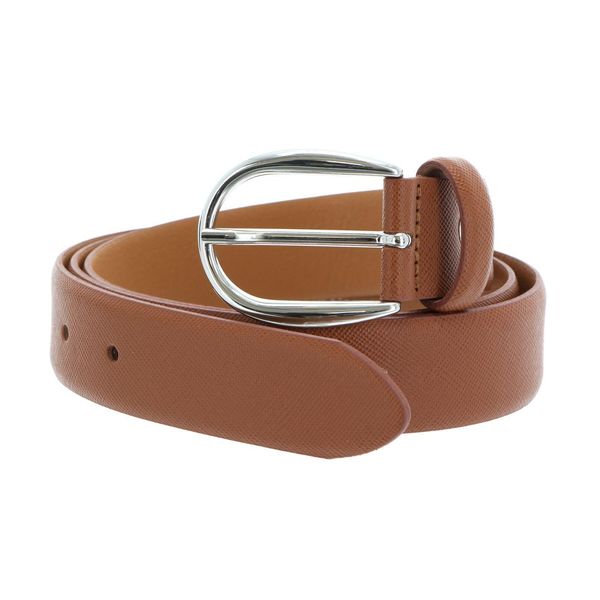 Vanzetti Pelle Cintura Classics 30Mm Cambered Leather Belt W110 Cognac Marrone-image