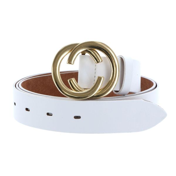 Vanzetti Pelle Cintura Chain Reaction 30Mm Leather Belt W110 White Bianco-image