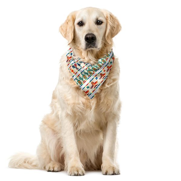Abakuhaus Bandana Messicana Per Animali Domestici, Confini Culturali Locali, 55X55 Cm, Multicolore-image