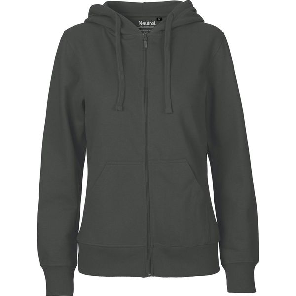 Neutral O83301 | Felpa Con Cappuccio E Zip Da Donna - Colore: Antracite - Taglia: S-image