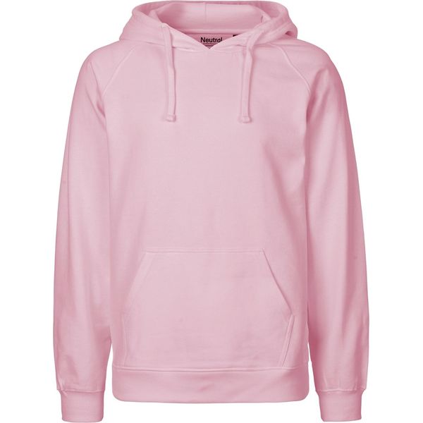 Neutral O63101 | Felpa Con Cappuccio Da Uomo / Felpa Con Cappuccio / 100% Cotone Equo E Solidale - Colore: Rosa Chiaro - Taglia: M-image