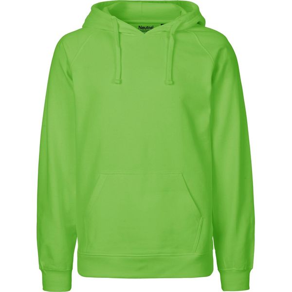 Neutral O63101 | Felpa Con Cappuccio Da Uomo / Felpa Con Cappuccio / 100% Cotone Equosolidale - Colore: Lime - Taglia: 3XL-image