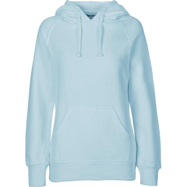 Neutral O83101 | Felpa Con Cappuccio Da Donna / Maglia Con Cappuccio / 100% Cotone Equosolidale - Colore: Azzurro - Taglia: Xl-image