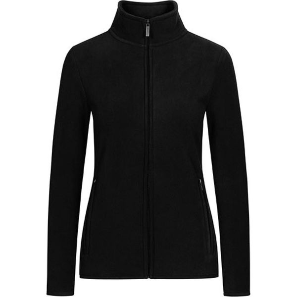Promodoro 7965 | Giacca Donna In Doppio Pile, Zip Nascosta - Colore: Nero/Nero - Taglia: Xxl-image