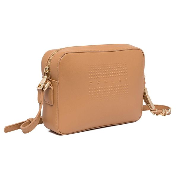 Replay Borsa A Tracolla Borsa A Tracolla Crossbody Bag With Zip Pale Beige-image