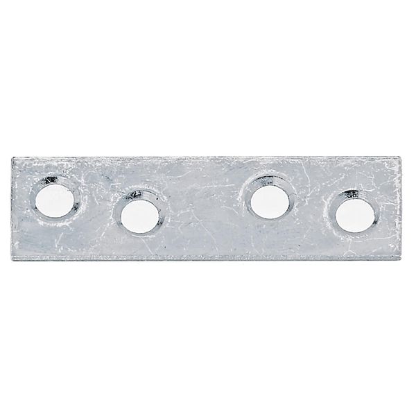 Alberts 849368 Connettore Piatto, Stretto, Zincato Sendzimir, 50 X 14 Mm, Set Da 100-image