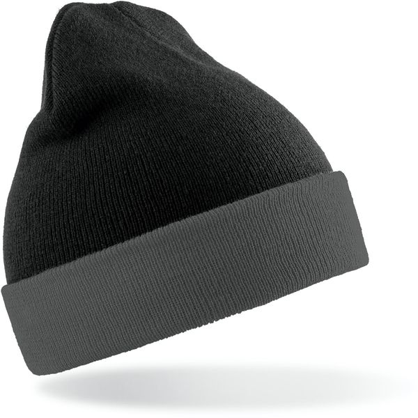 Risultato Genuine Recycled RC930X | Recycled Black Compass Beanie - Farbe: Nero/Grigio - GrößE: Taglia Unica-image