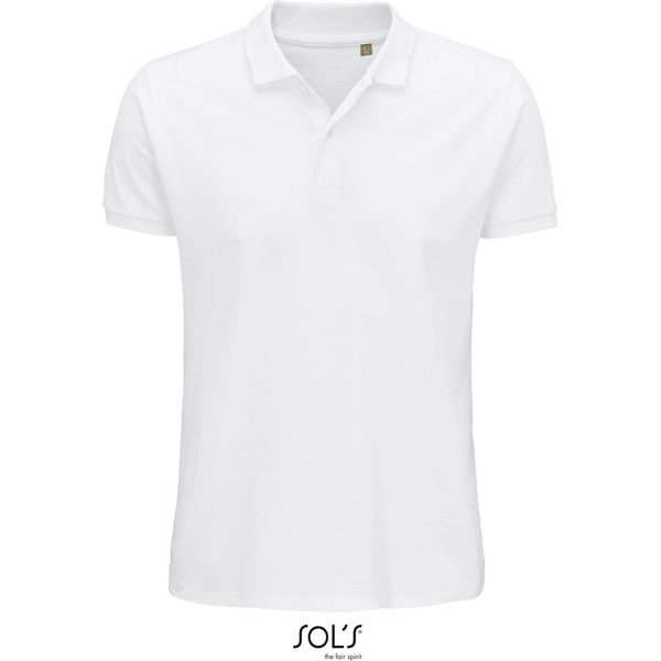 Sols 03566 | Polo Da Uomo, Planet Men Polo, 100% Cotonelogico - Colore: Bianco - Taglia: 3XL-image