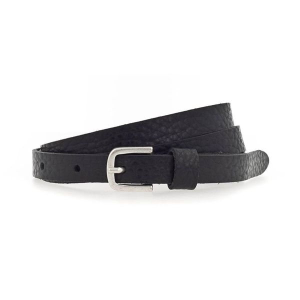 Vanzetti Pelle Cintura Chain Reaction 15Mm Metallic Belt W75 Black Metallic Nero-image