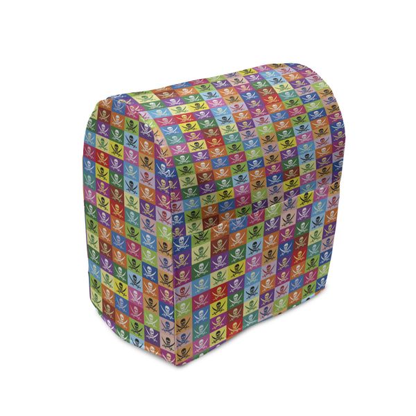Abakuhaus Copertura Per Frullatore A Immersione Con Teschi, Design Con Bandiere Pirata, Custodia Per Elettrodomestici Da Cucina Con Tasche, 36 X 39 X 24 Cm, Multicolore-image