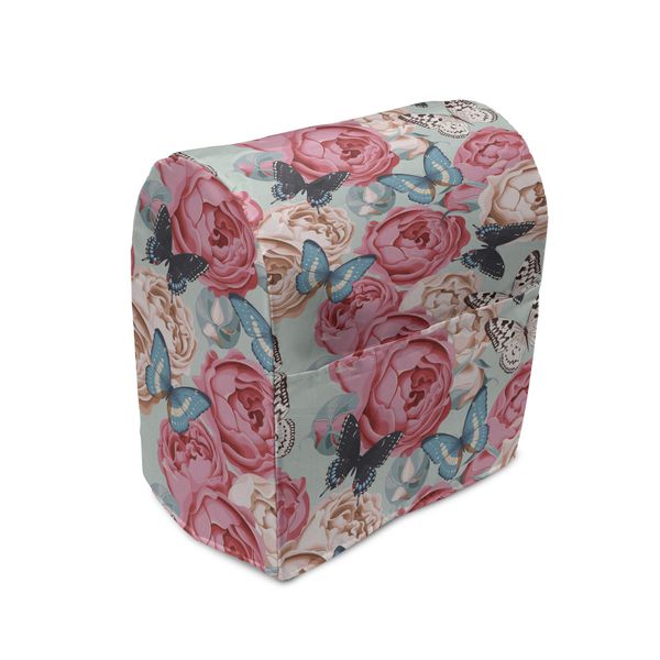 Abakuhaus Copertura Per Frullatore A Immersione Butterfly, Peony Rose Butterflies, Custodia Per Utensili Da Cucina Con Tasche, 36 X 39 X 24 Cm, Multicolore-image