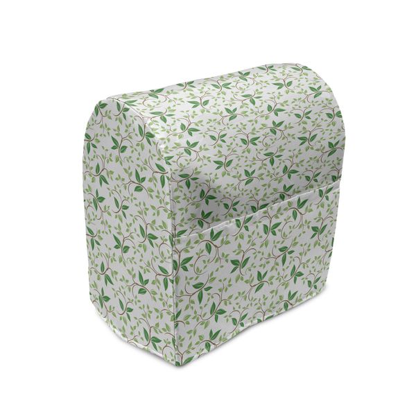 Abakuhaus Copertura Per Frullatore Da Tavolo, Ivy Green Leaves, Custodia Per Elettrodomestici Da Cucina Con Tasche, 36 X 39 X 24 Cm, Verde Marrone-image