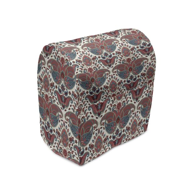 Abakuhaus Copertura Per Frullatore Paisley, Oriental Persian, Custodia Per Elettrodomestici Da Cucina Con Tasche, 36 X 39 X 24 Cm, Rosa Secca Malva-image