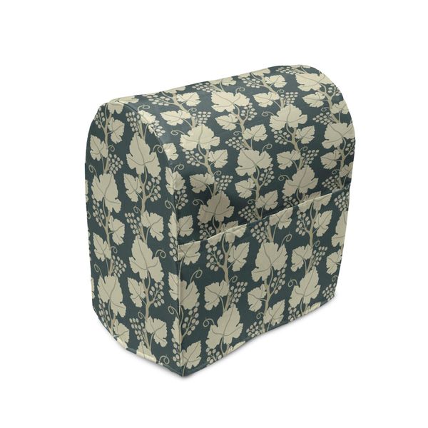 Abakuhaus Copertura Per Frullatore Da Tavolo Weinberg, Motivo Floral Farming, Custodia Per Elettrodomestici Da Cucina Con Tasche, 36 X 39 X 24 Cm, Verde Beige-image