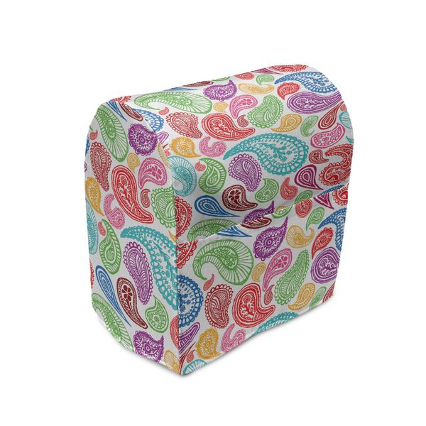 Abakuhaus Copertura Per Frullatore Paisley, Moderno A Strisce Orientali, Custodia Per Elettrodomestici Da Cucina Con Tasche, 36 X 39 X 24 Cm, Multicolore-image