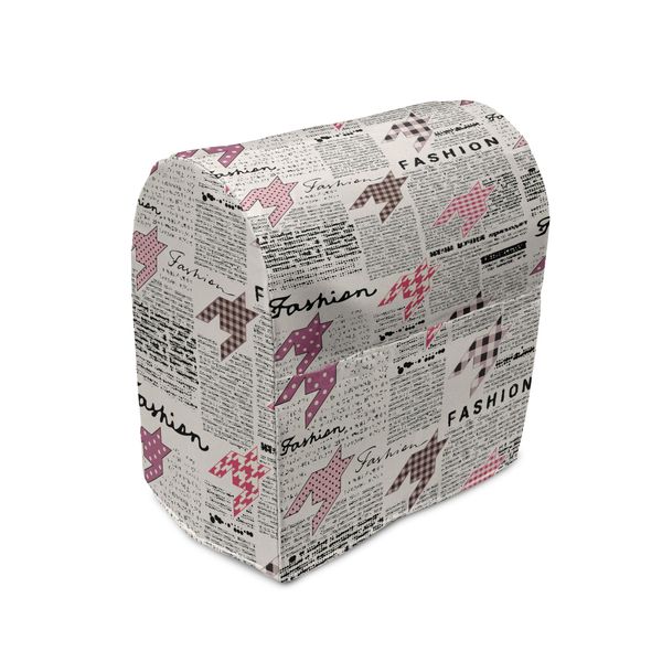 Abakuhaus Copertura Per Frullatore, Rivista Di Moda Retrò, Custodia Per Elettrodomestici Da Cucina Con Tasche, 36 X 39 X 24 Cm, Nero Bianco Rosa-image
