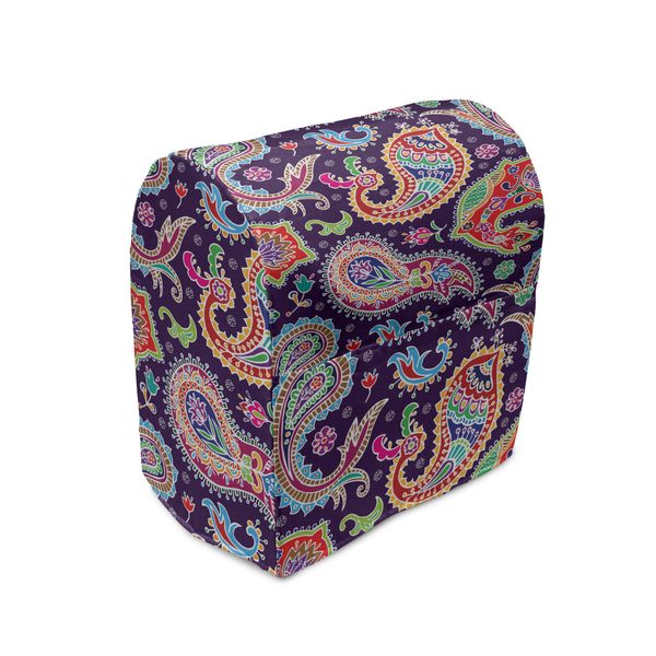 Abakuhaus Copertura Per Frullatore Paisley, Motivi Hippie Retrò, Custodia Per Elettrodomestici Da Cucina Con Tasche, 36 X 39 X 24 Cm, Viola-image