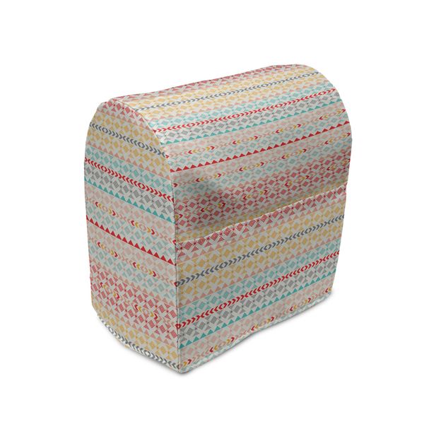 Abakuhaus Copertura Per Frullatore A Immersione, Strisce E Forme Boho, Custodia Per Utensili Da Cucina Con Tasche, 36 X 39 X 24 Cm, Multicolore-image