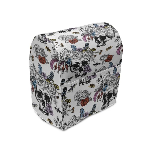 Abakuhaus Copertura Per Frullatore Da Tavolo "Giorno Dei Morti"", Teschi E Fiori, Custodia Per Utensili Da Cucina Con Tasche, 36 X 39 X 24 Cm, Multicolore"-image