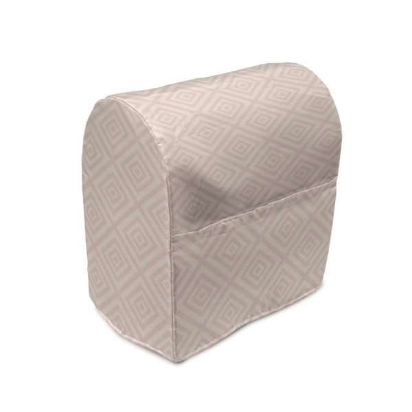 Abakuhaus Copri Frullatore Shabby Flora, Linea Diamant Pastello, Custodia Per Elettrodomestici Da Cucina Con Tasche, 36 X 39 X 24 Cm, Color Crema Pesca-image