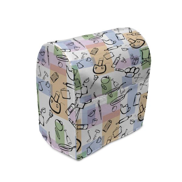 Abakuhaus Copertura Astratta Per Frullatore, Kitchen Stuff Cucina, Custodia Per Utensili Da Cucina Con Tasche, 36 X 39 X 24 Cm, Multicolore-image