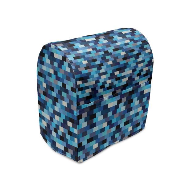 Abakuhaus Copertura Astratta Per Frullatore, Design Geometrico A Strisce, Custodia Per Elettrodomestici Da Cucina Con Tasche, 36 X 39 X 24 Cm, Multicolore-image