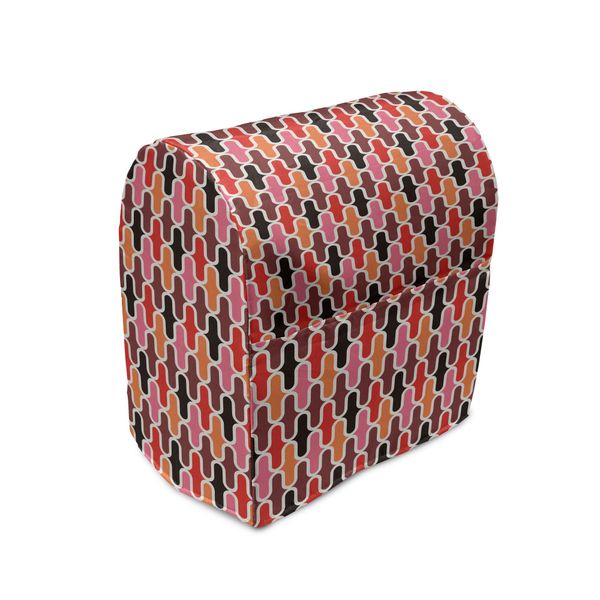 Copertura Per Frullatore Retrò Abakuhaus, Grafica A Linee Verticali, Custodia Per Elettrodomestici Da Cucina Con Tasche, 36 X 39 X 24 Cm, Multicolore-image