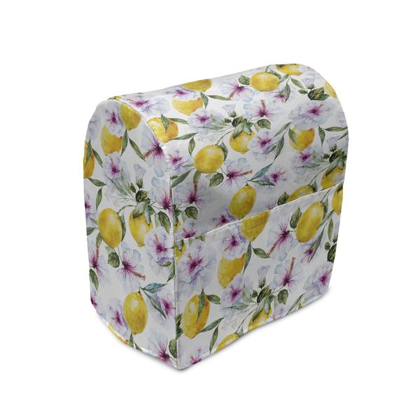 Abakuhaus Copertura Per Frullatore Da Tavolo Primaverile, Aroma Di Fiori Raccolti, Custodia Per Utensili Da Cucina Con Tasche, 36 X 39 X 24 Cm, Multicolore-image