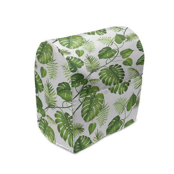 Abakuhaus Copertura Per Frullatore A Immersione, Strudel Palm Bananenstauden, Custodia Per Utensili Da Cucina Con Tasche, 36 X 39 X 24 Cm, Verde Pallido-image