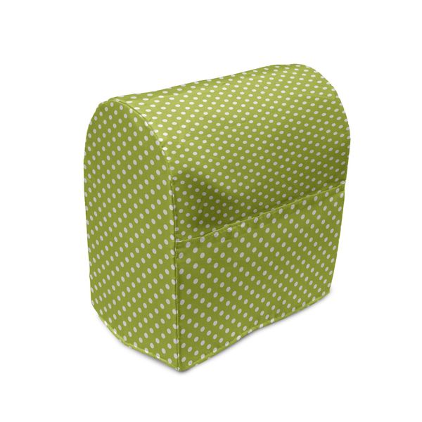 Copertura Per Frullatore Retrò Abakuhaus, Macchie Color Vino E Calce, Custodia Per Elettrodomestici Da Cucina Con Tasche, 36 X 39 X 24 Cm, Verde Lime E Bianco-image