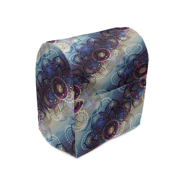 Copertura Per Frullatore Abakuhaus Lotus, Diagonal Gradient Lotus, Custodia Per Elettrodomestici Da Cucina Con Tasche, 36 X 39 X 24 Cm, Multicolore-image