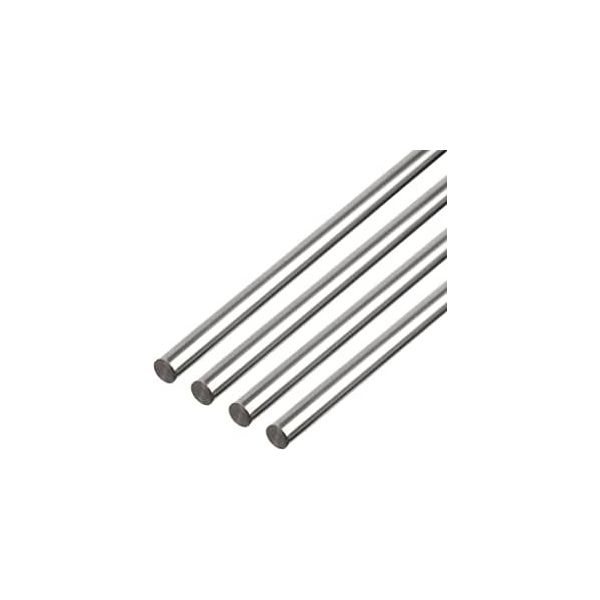 Alberts 498467 Barra Rotonda, Alluminio, Naturale, 1000 X 10 Mm, Set Da 4-image