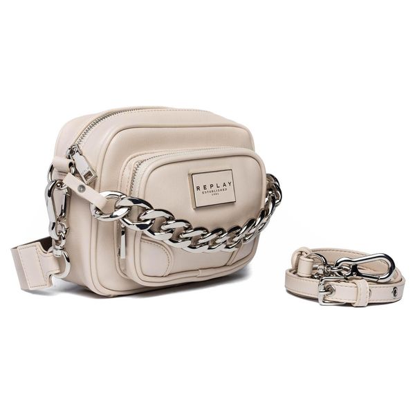 Replay Borsa A Tracolla Borsa A Tracolla Crossbody Bag Crystal Beige-image