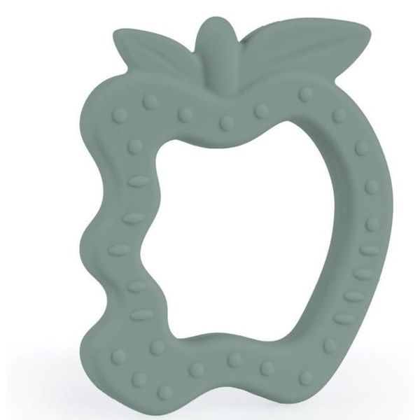 Giligums Silicone Teether Apple, Kaki-image
