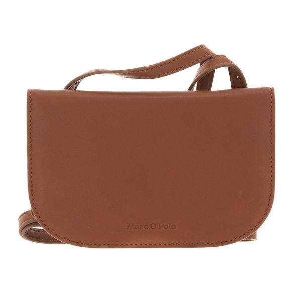 Marc O'polo Pelle Pochette Borsa A Tracolla Franzi Pouch True Camel Marrone-image