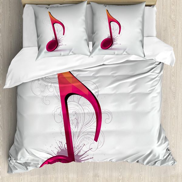 Abakuhaus Set Copripiumino Per Letto Singolo, Motivo Flourishes, Antiacaro, Adatto A Chi Soffre Di Allergie, Con Federa, 200 Cm X 200 Cm - 80 X 80 Cm, Marrone Albicocca-image