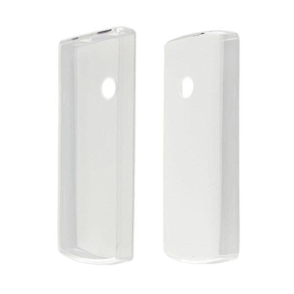 Caseroxx Cover Protettiva In Tpu Compatibile Con Nokia 105 / 110 4G, Borsa In Gomma Per Cellulare Bianca Trasparente-image