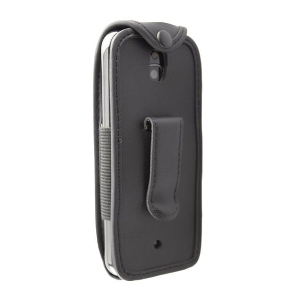Caseroxx Custodia In Pelle Con Clip Da Cintura Compatibile Con Nokia 6300 4G In Vera Pelle, Custodia Con Clip Da Cintura E Finestra Di Visualizzazione-image