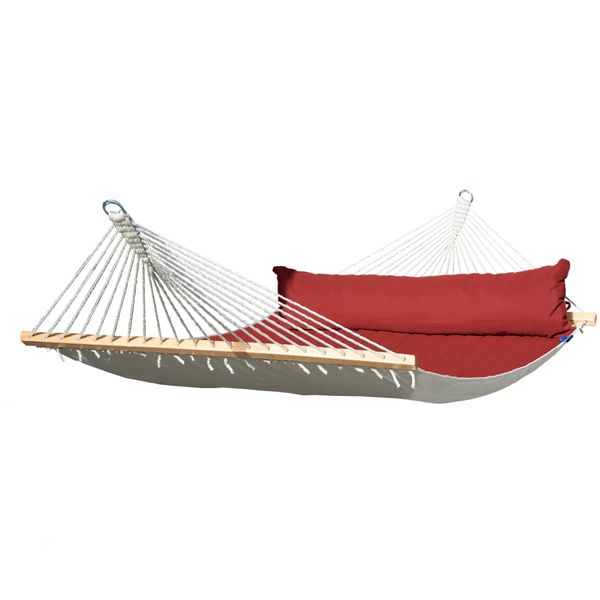 Amaca Potenza Outdoor Panama 210 X 140 Cm, Portata Fino A 200 Kg Rosso-image