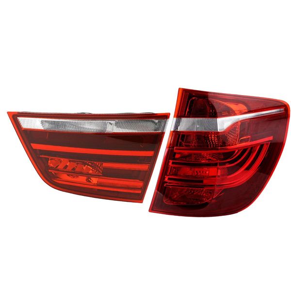 Johns, Luci Posteriori Combinate Adatte Per Bmw X3 F25 Set Completo Interno + Esterno 09/10- Destra-image