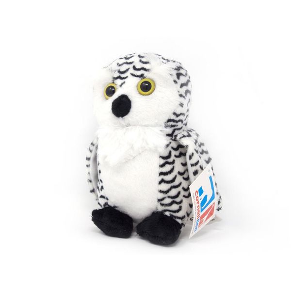 Cornelissen - Peluche - Gufo Delle Nevi Bianco/Nero - 14 Cm-image