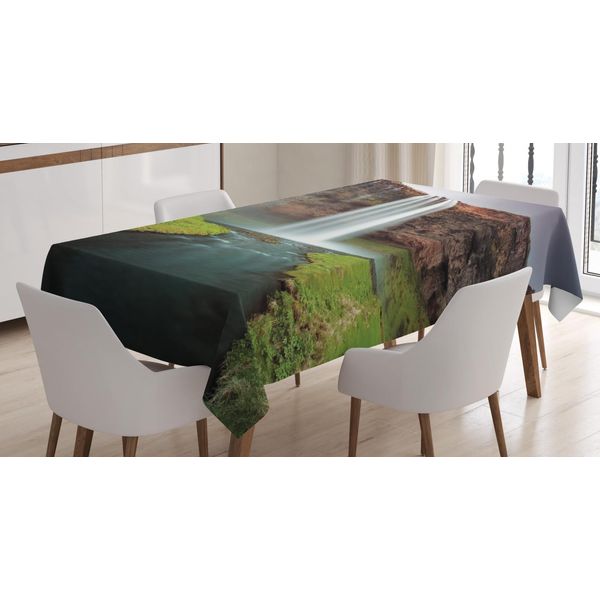 Abakuhaus Tovaglia Island, Cielo Cupo Verticale, Impermeabile, Lavabile Con Colori Chiari E Visibili, Non Sbiadisce, Personalizzata, 140 X 200 Cm, Bianco Umbra-image