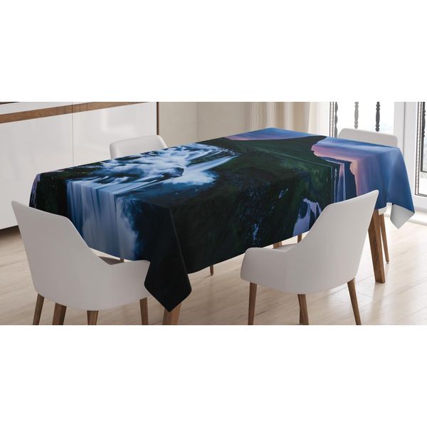 Tovaglia Abakuhaus Landscape, Kirkjufell Island Nature, Stampa Con Colori Vivaci Che Non Sbiadiscono, Lavabile Per Uso Interno O Esterno, 140 X 240 Cm, Multicolore-image