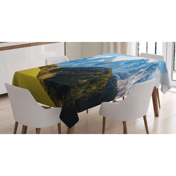 Abakuhaus Tovaglia Paesaggio, Prato Soleggiato E Colline, Facile Da Pulire, Lavabile, Resistente Allo Sporco E Con Colori Chiari, Stampa Di Alta Qualità, 140 X 240 Cm, Multicolore-image