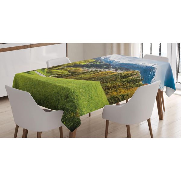 Abakuhaus Tovaglia Paesaggistica, Scena Montana, Adatta Per Interni Ed Esterni Lavabile Stampa Colori Chiari Nessuno Sbiadimento, 140 X 240 Cm, Multicolore-image