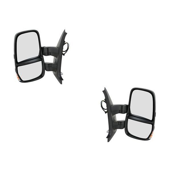 Johns, Specchietti Retrovisori Esterni Adatti Per Iveco Daily Iii 05/2006-08/11 Set Sinistra Destra Nero 3800401 0000003800401 0000003801926 0000003801928 3801926 3801-image