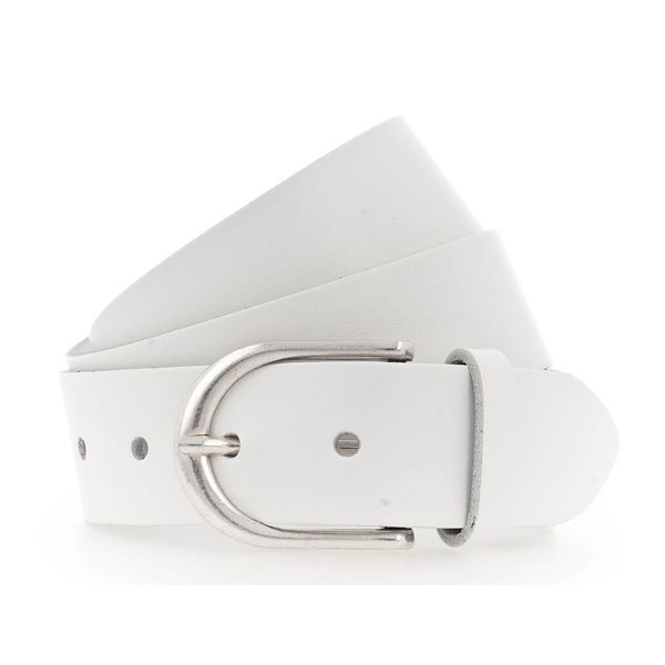 Vanzetti Pelle Cintura Classics 35Mm Full Leather Belt W110 White Bianco-image